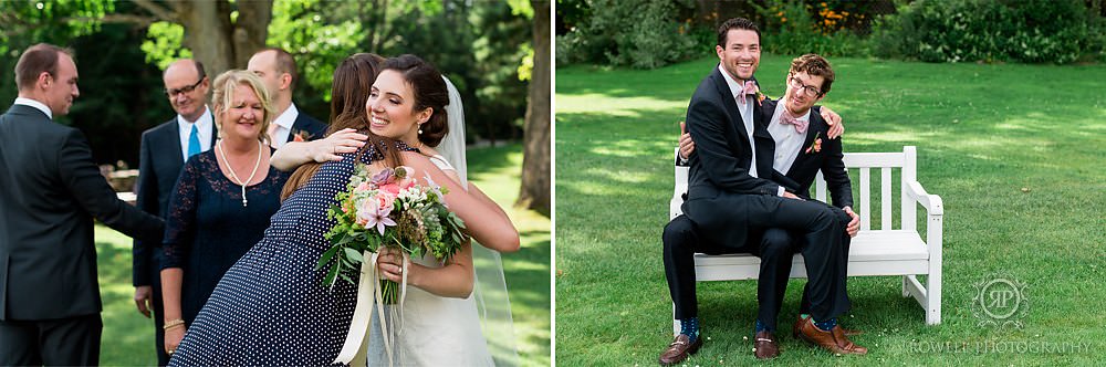 fun family photos at wedding