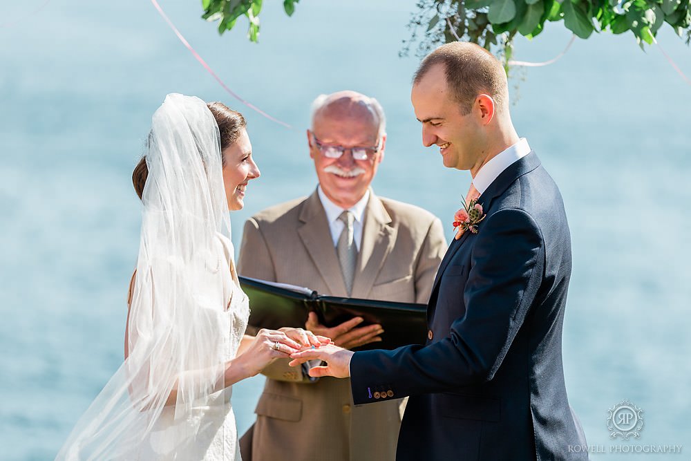 lakefront muskoka wedding