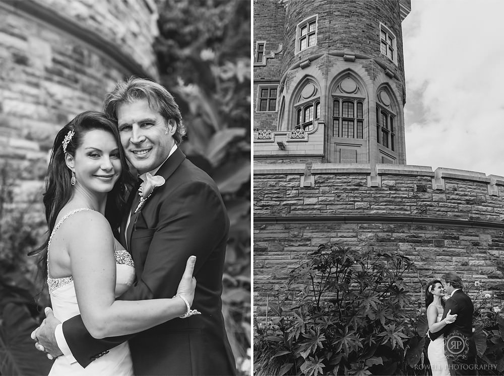 Casa loma wedding in black and white