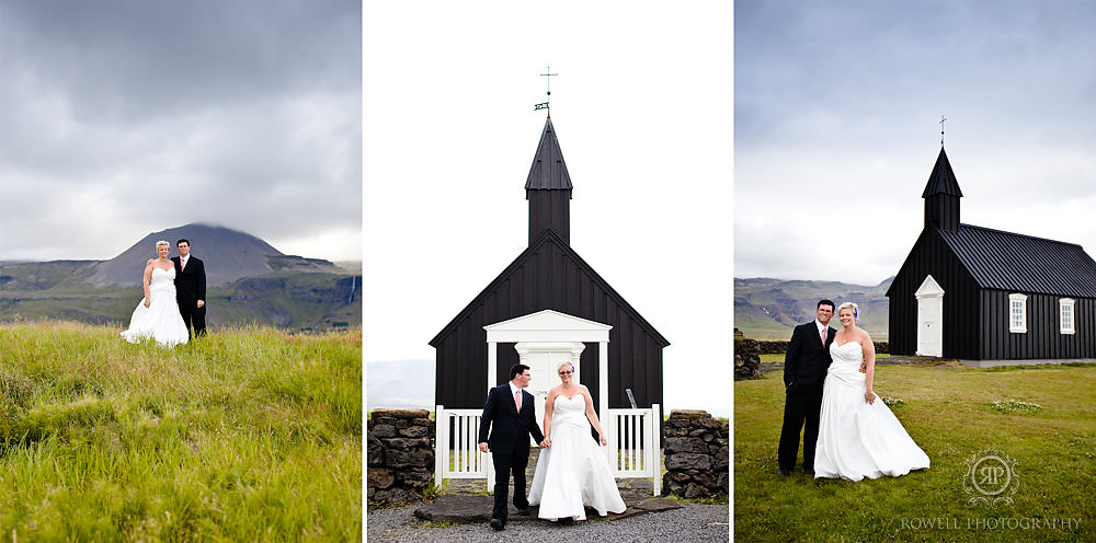 budir church wedding photos iceland