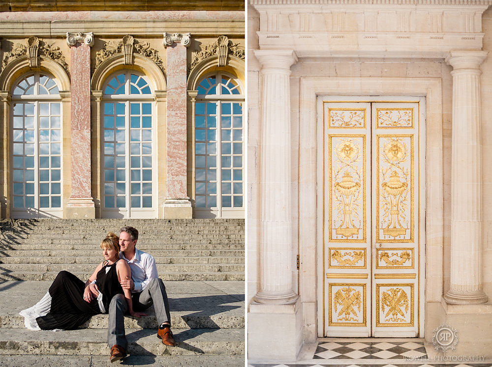 Paris Versailles Photography couple at grand trianon