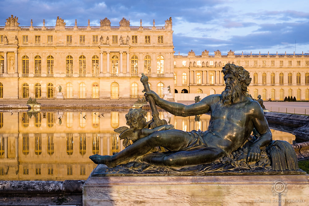 Paris Versailles Photography iron statues in gardens