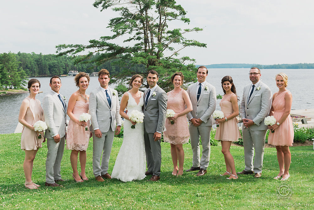 musokka wedding bridal party photos