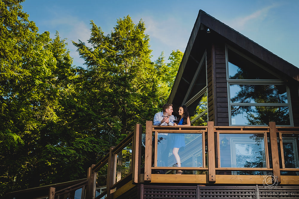 Muskoka Cottage engagement 