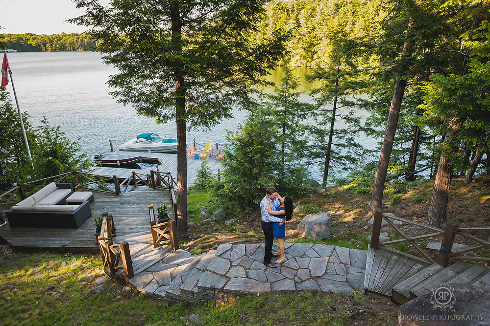 Muskoka Cottage engagement canada