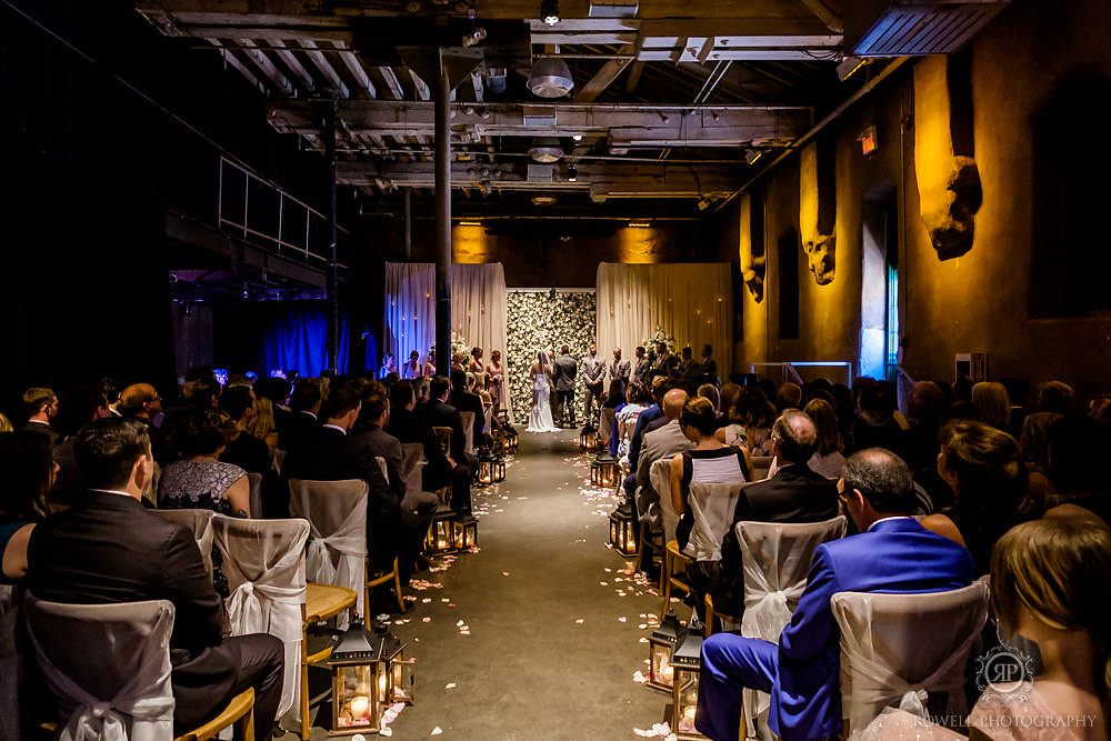 weddings at fermenting cellar at night