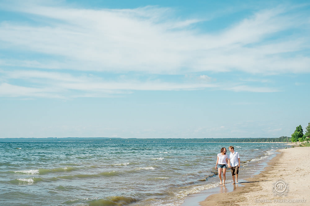 Wasaga beach engagement session