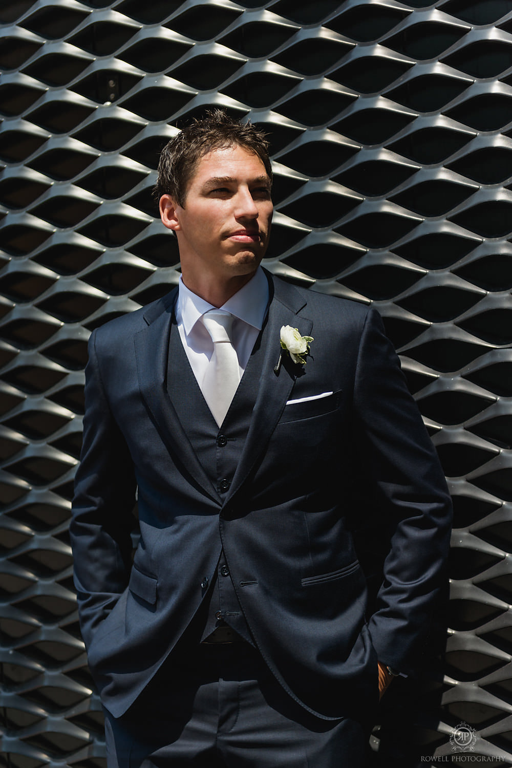 groom portraits at university of toronto wedding