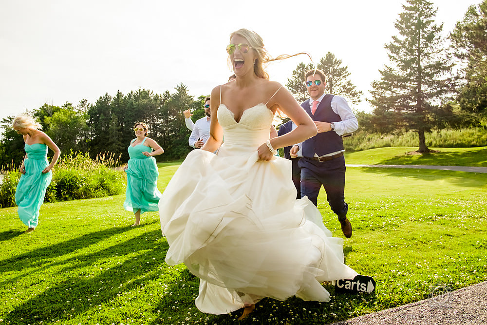 super fun muskoka wedding