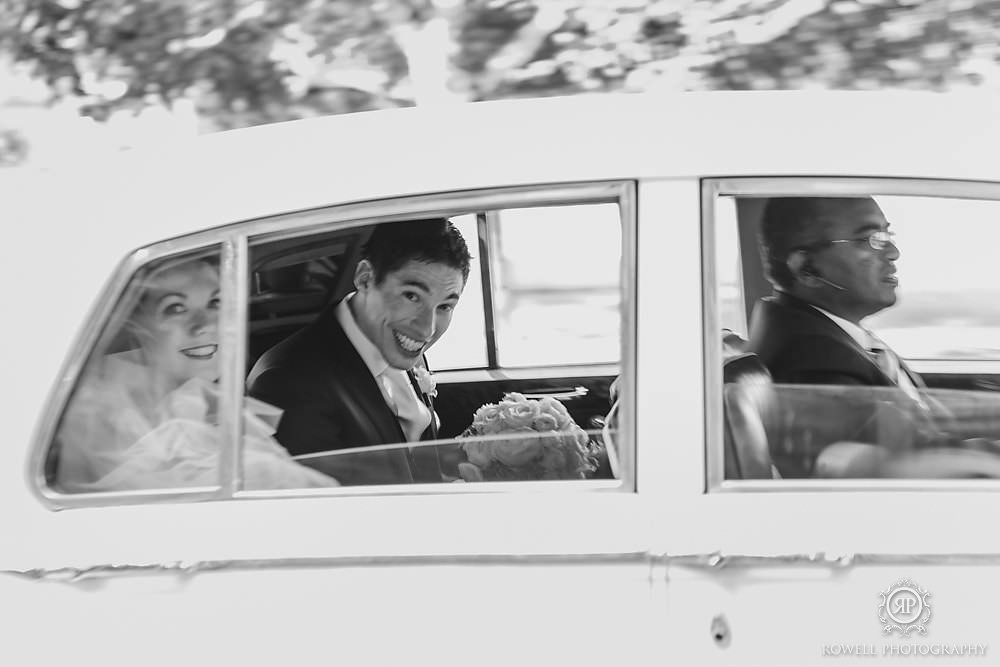 toronto wedding old fashioned car