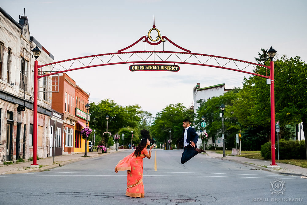 fun indian pre-wedding photos in canada