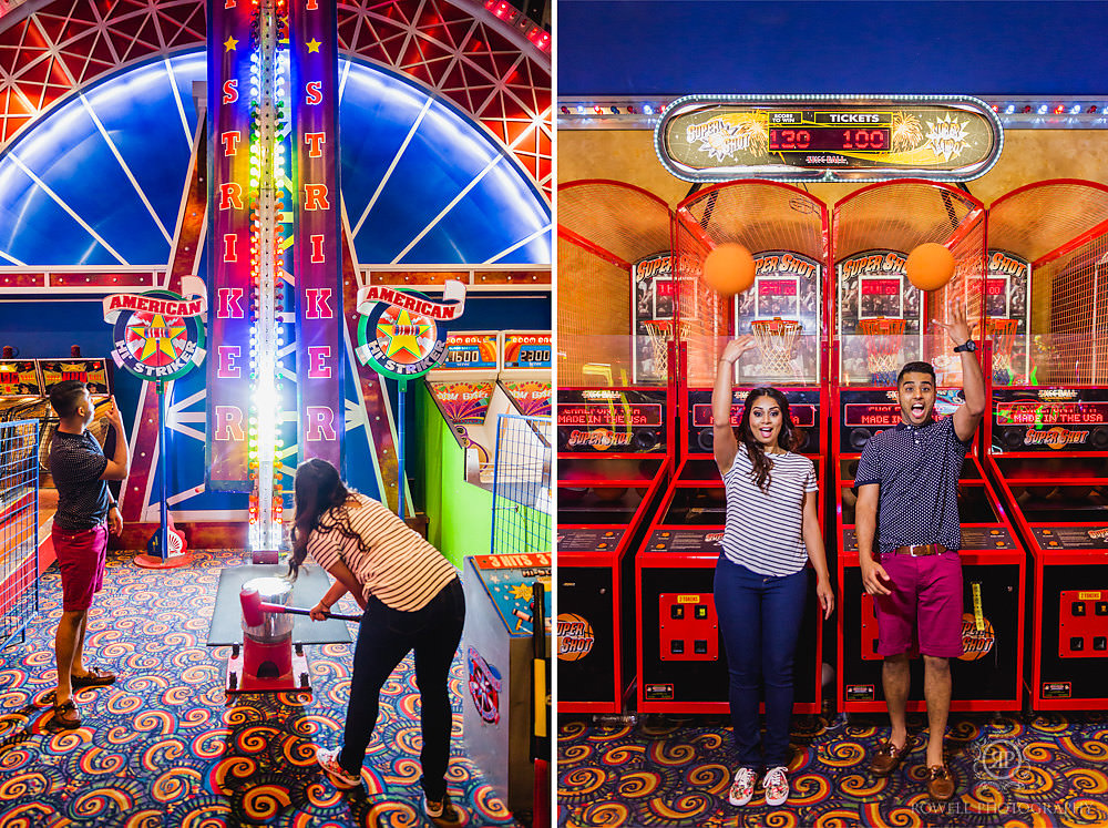 pre-wedding photos niagara falls arcade