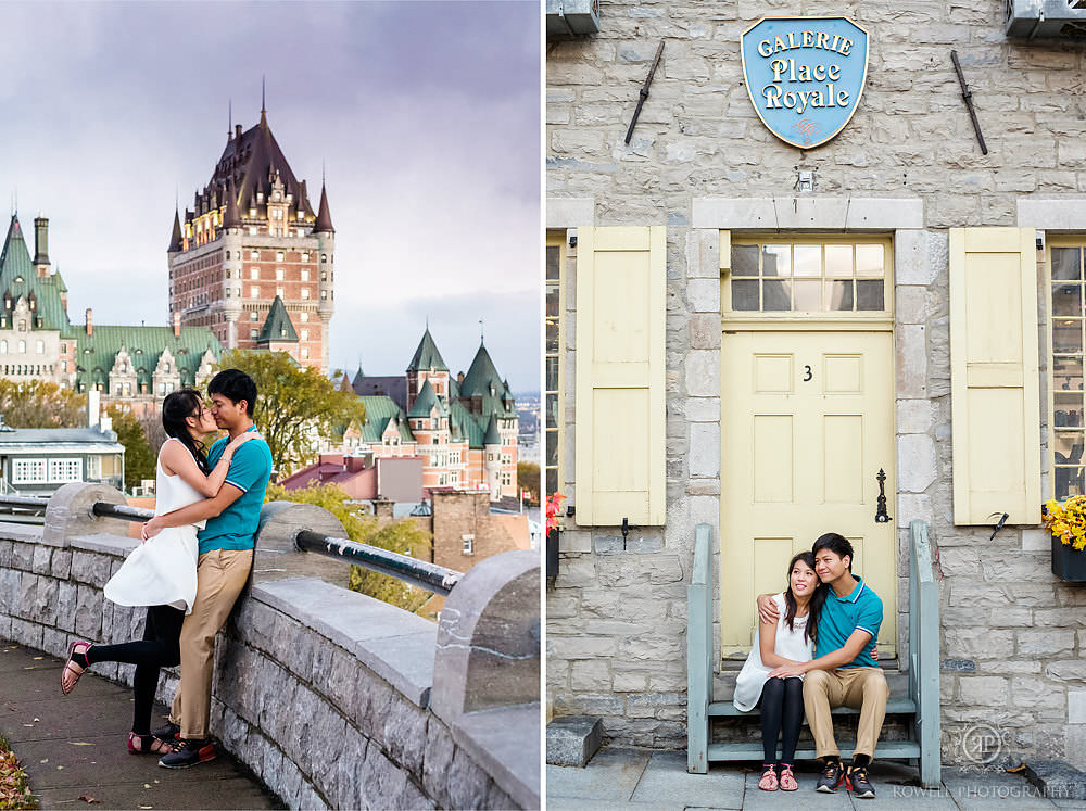 best quebec city tdestination pre-wedding photo