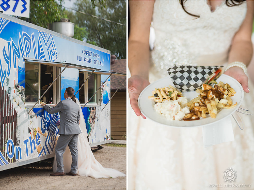 greek food truck wedding