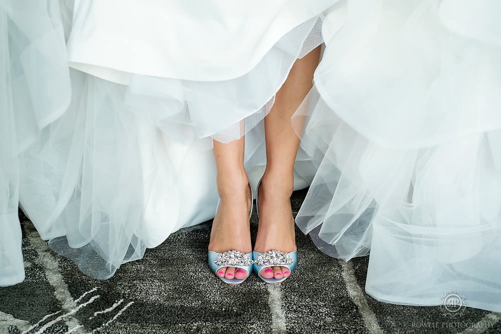 a romantic backyard wedding brides manolo blahnik shoes