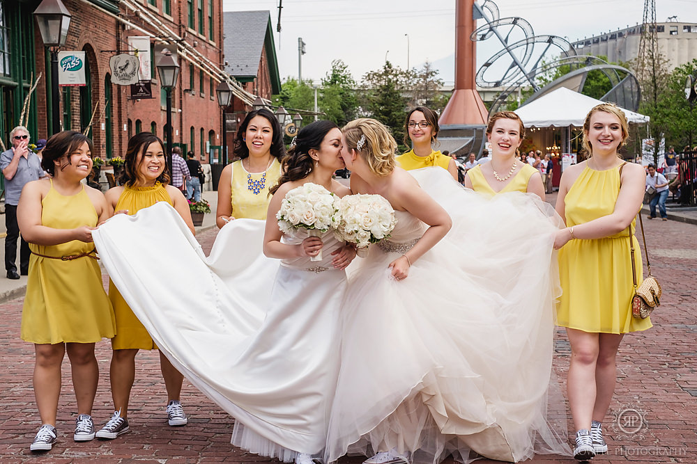 Toronto Wedding Balzacs Distillery District21